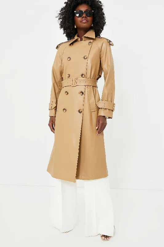 Women's Professional Clothes Khaki Conneley Dickey Trench Coat