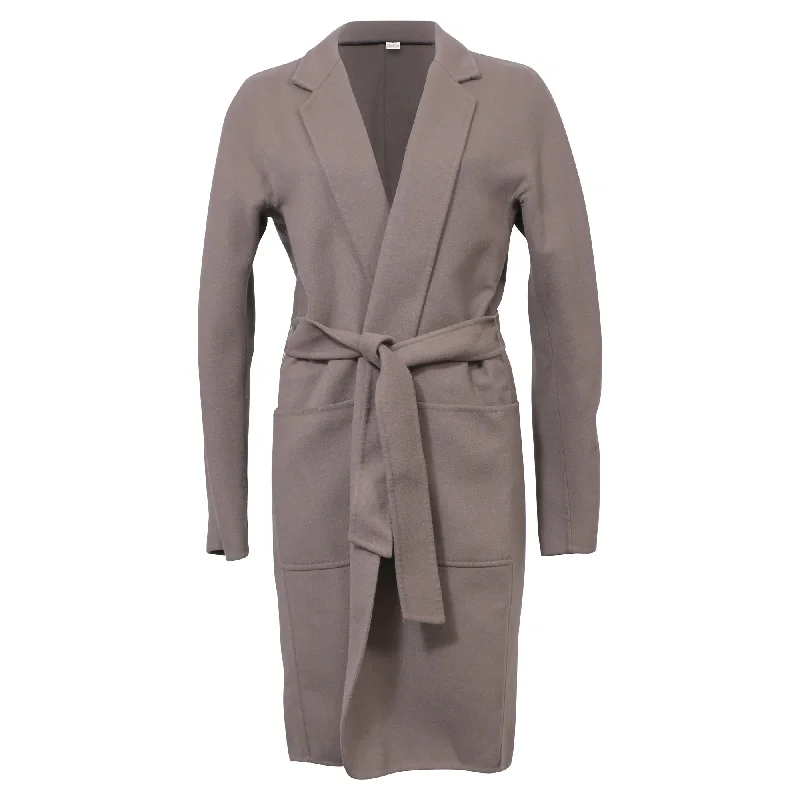 Women's Layered Outfit Max Mara Bondone Coat in Brown Wool