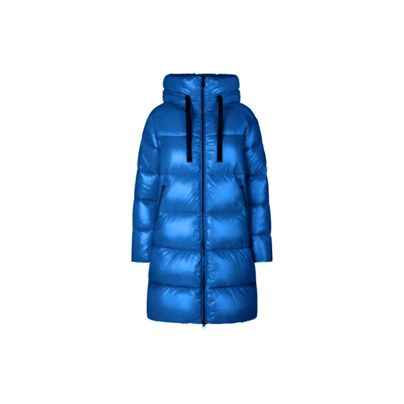 Women's Clothes For Outdoor Events Women's Isabel Hooded Puffer Coat in Blue Berry