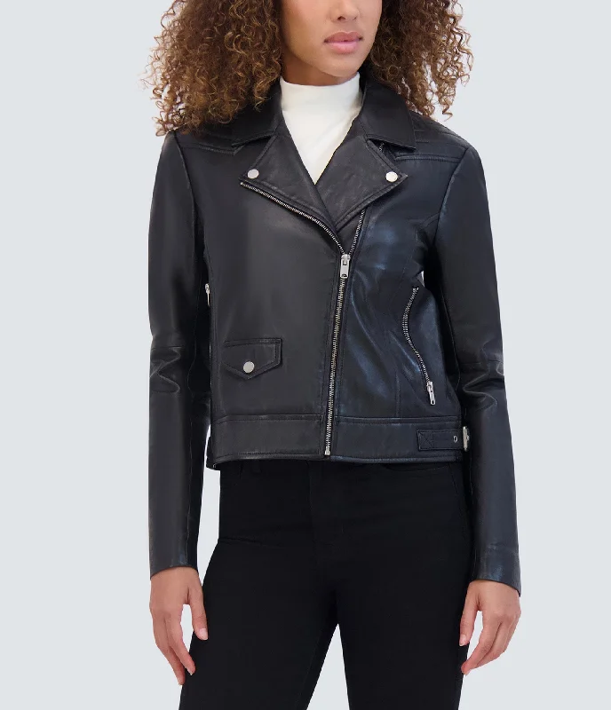 Women's Work Outfit For The Office Nysa Leather Jacket