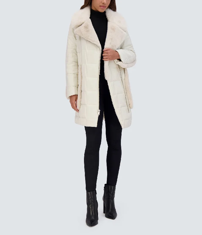 Women's Vacation Garments Astor Shearling Jacket