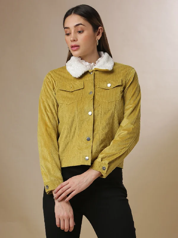 Limited-Time Markdowns On Stylish Wardrobe Essentials Campus Sutra Women Solid Stylish Casual Jacket