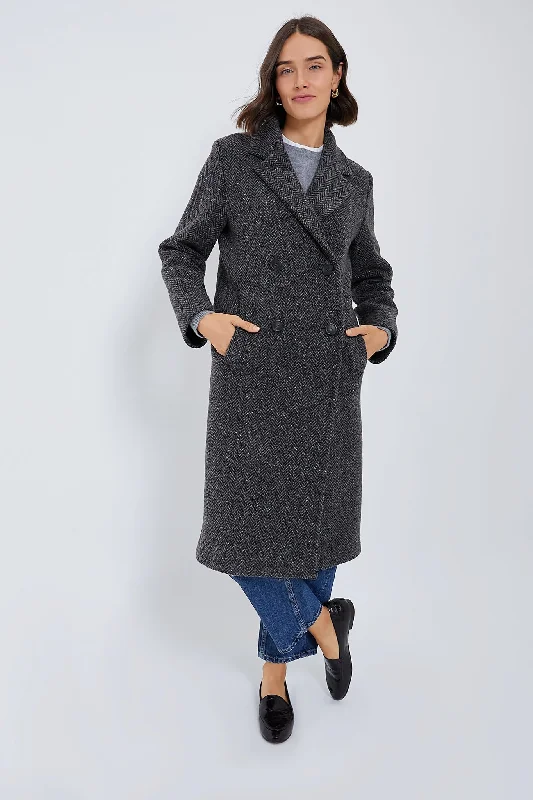 Women's Seasonal Wardrobe Clothing Dark Grey Corinto Coat