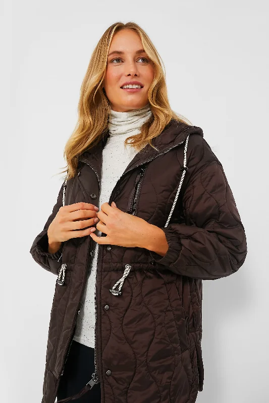 Women's Clothes For Work Events Coffee Bean Caitlin Quilt Jacket