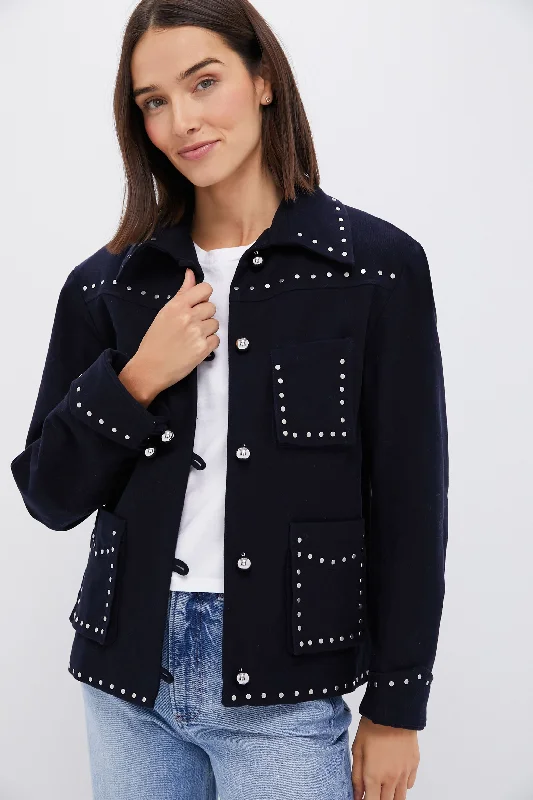 Limited-Time Markdowns On Stylish Wardrobe Essentials Blue Midnight Jude Star Jacket