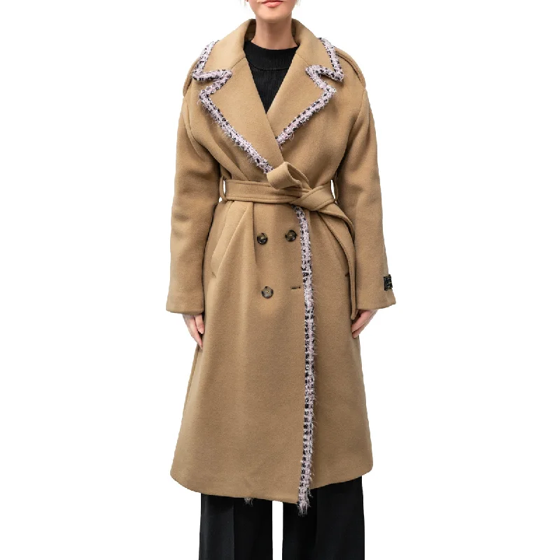 Women's Active Clothing Women's Wool Felt Coat Beige