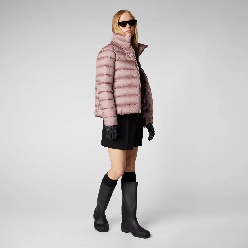 Women's Resort Garments Women's Elsie Puffer Jacket In Misty Rose