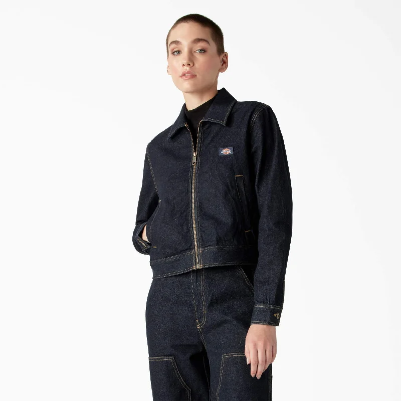 Chic And Affordable Fashion – Shop Now And Save Dickies Women's Madison Denim Jacket