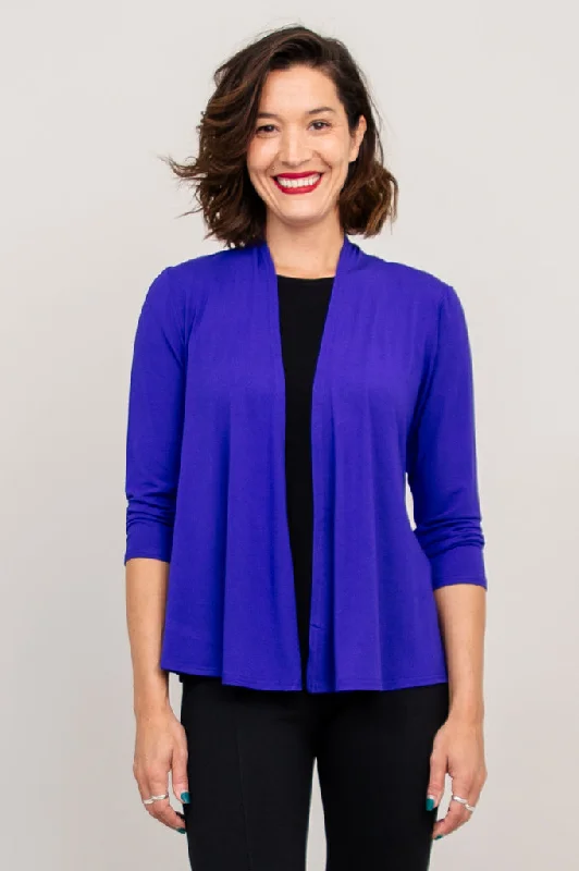 Women's Apparel And Garments Kathy Jacket, Violet, Bamboo