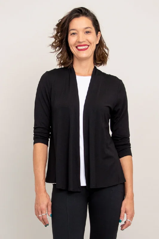 Women's Outerwear Apparel Kathy Jacket, Black, Bamboo