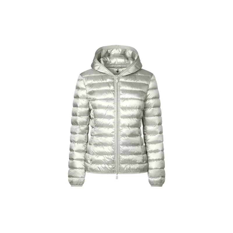 Affordable Elegance – Shop Premium Fashion Now Woman's Alexis Hooded Puffer Jacket in Off White