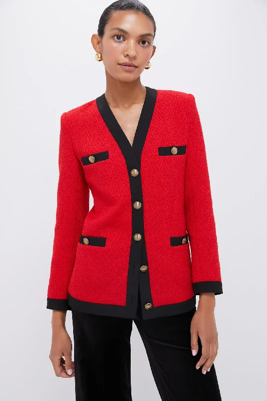 Big Savings On Modern And Classic Fashion Looks Red Lenore Jacket