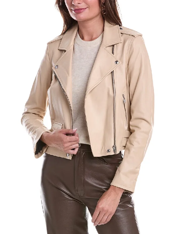 Women's Plus-Size Casual Outfit IRO Ashville Leather Jacket