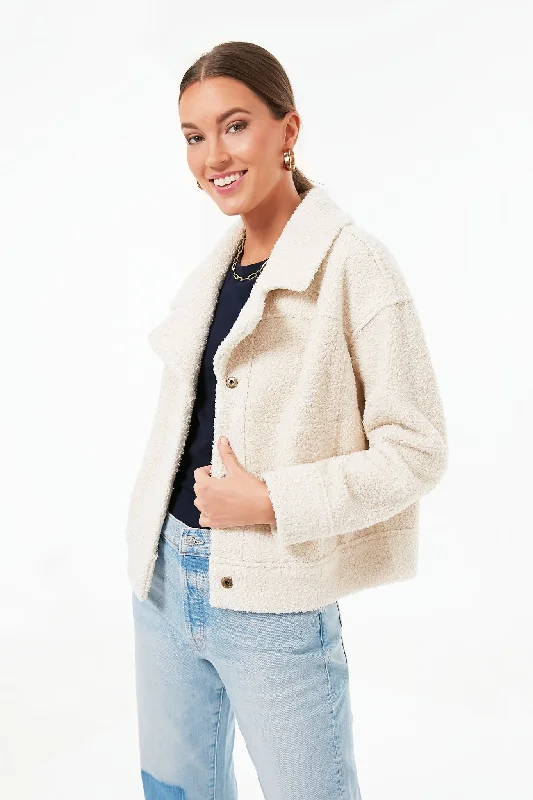 Shop Trendy And Timeless Outfits At Special Prices Antique White Updated Quebec Sherpa Jacket