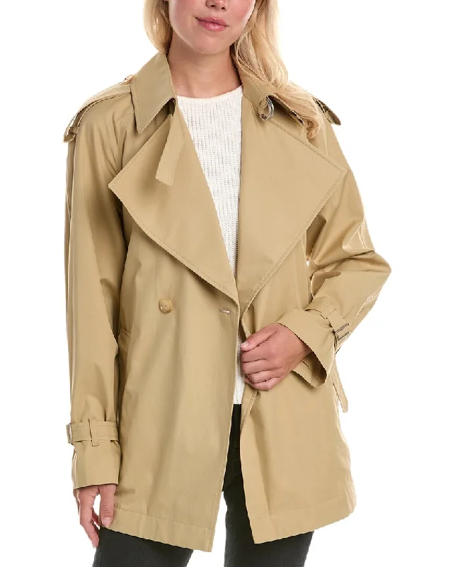 Women's Holiday Outfit Burberry Gabardine Trench Jacket