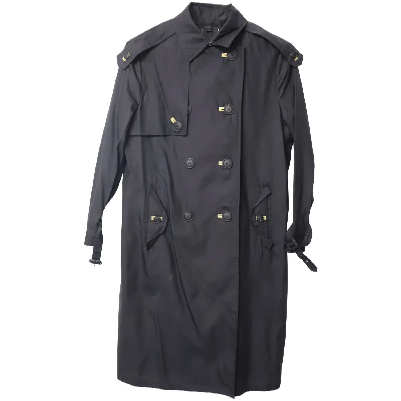 Charming Women's Outfit For Special Occasions Burberry Trench Coat in Black Polyamide