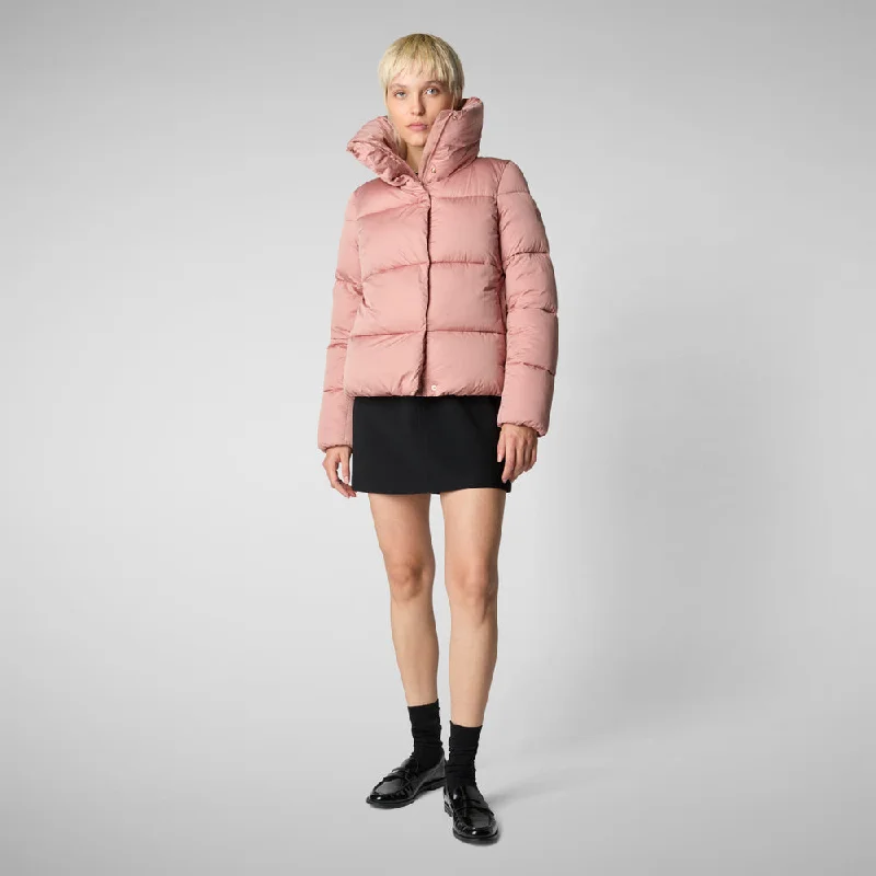 Exclusive Wardrobe Deals – Style Up For Less Woman's animal free puffer jacket Felicity in MISTY ROSE