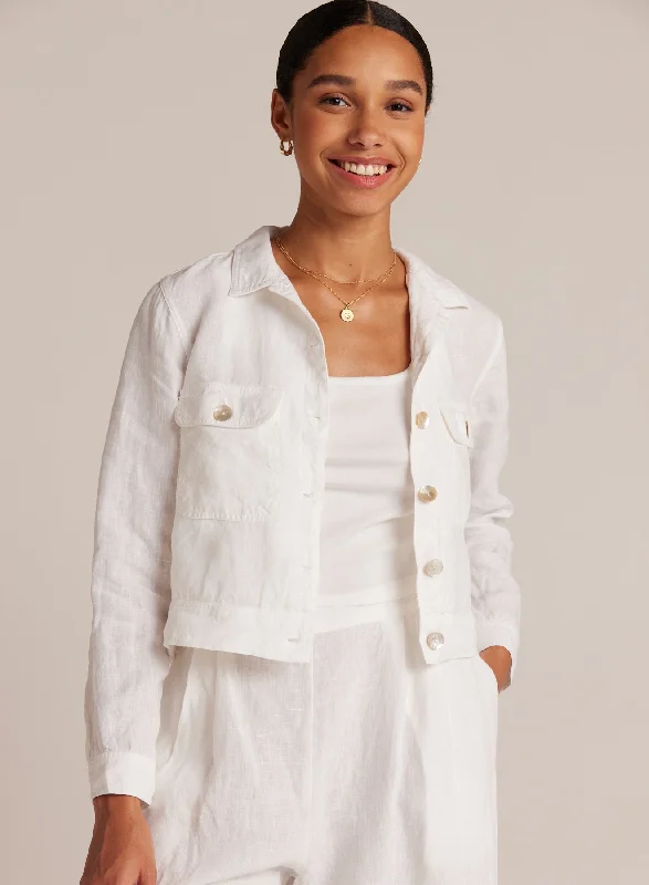 Casual Apparel For Women Utility Crop Jacket