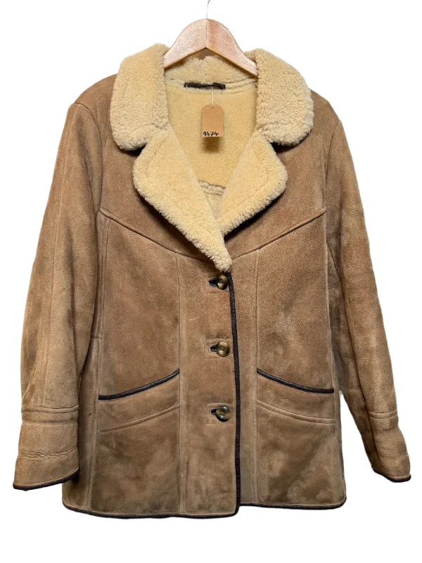 Tailored Clothing For Women Women's Shearling Suede Jacket (Size XL)