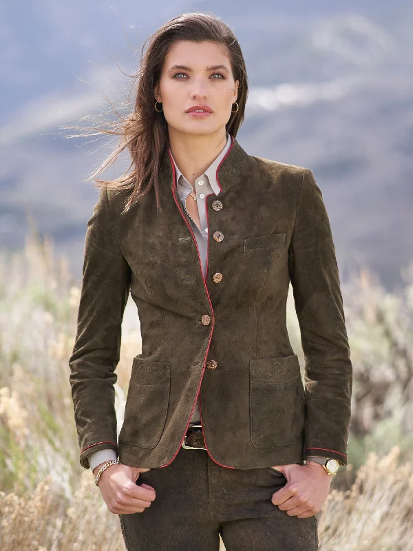 Sustainable Women's Clothing Zermatt Leather Jacket