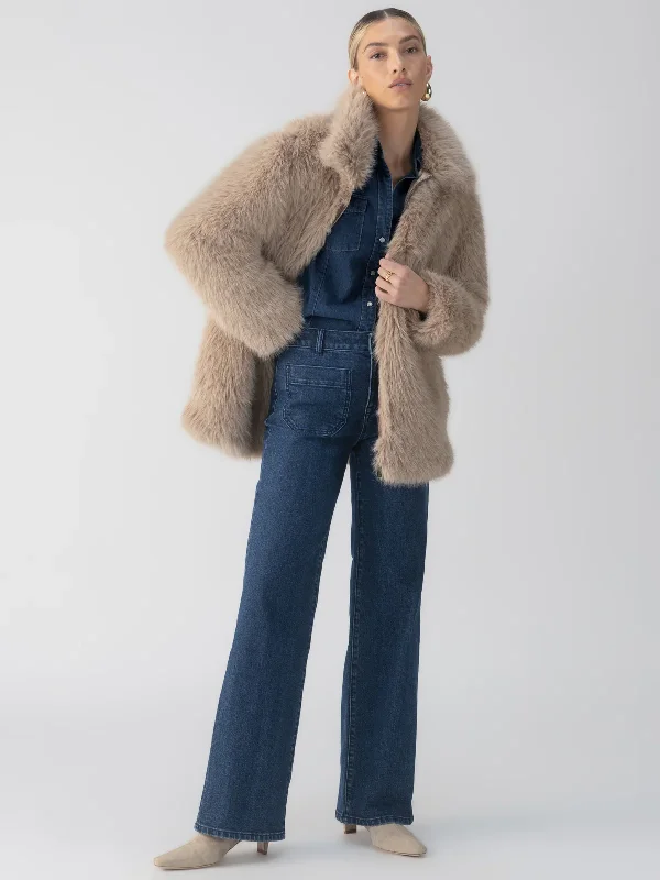 Women's Chic Apparel Carmen Fur Coat