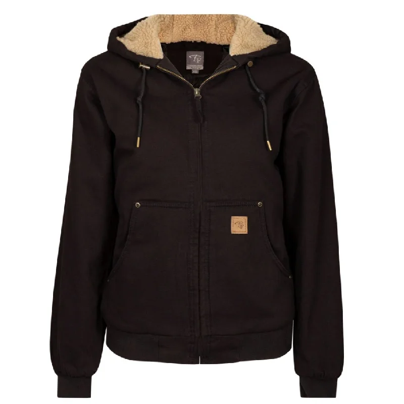 Your Favorite Fashion Pieces Now At Lower Prices P&F Women's Stretch Duck Bomber Work Jacket PF480 - Black