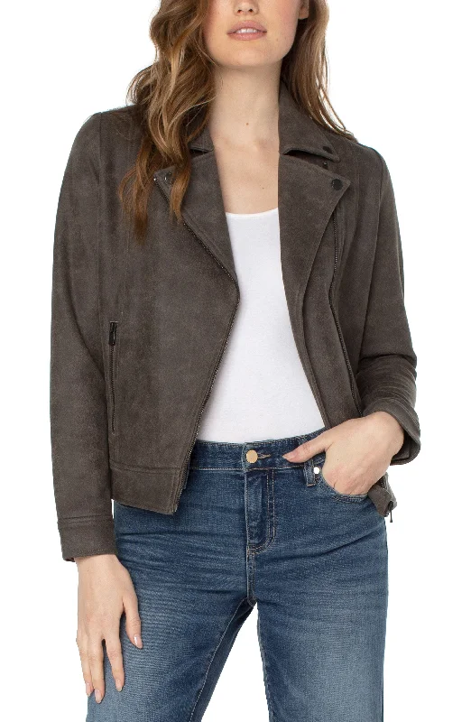 Women's Active Garments For Workouts Moto Jacket