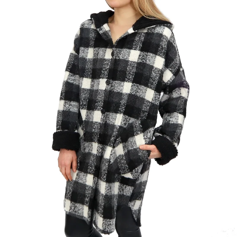 Women's Activewear Outfit Woven Hooded Coat