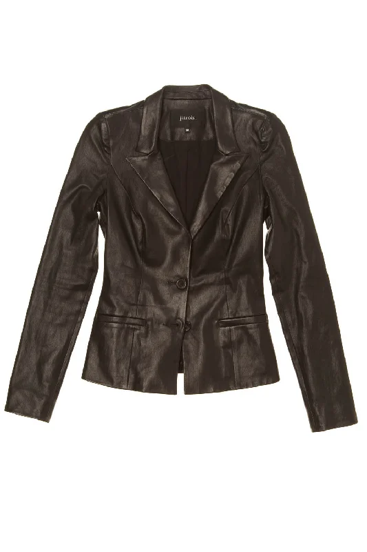 Exclusive Wardrobe Deals – Style Up For Less Jitrois - Black Leather Jacket - FR 38