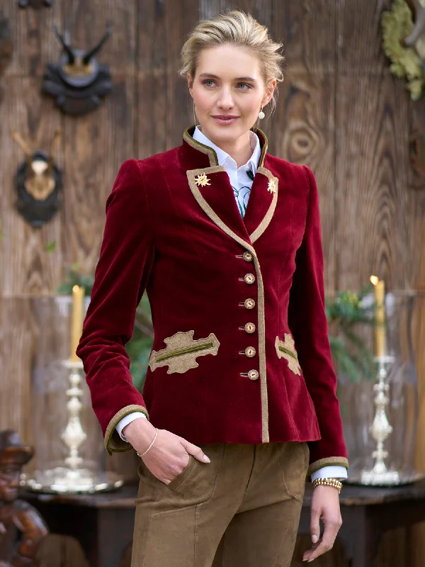 Women's Formal Event Outfit Appenzell Velvet Jacket