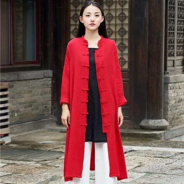 Limited-Time Offers On Elegant And Casual Styles 2020 Autumn New Cotton Linen Long Sleeve Quality Loose Women Coat Limited-Time Offers On Elegant And Casual Styles 2020 Autumn New Cotton Linen Long Sleeve Quality Loose Women Coat