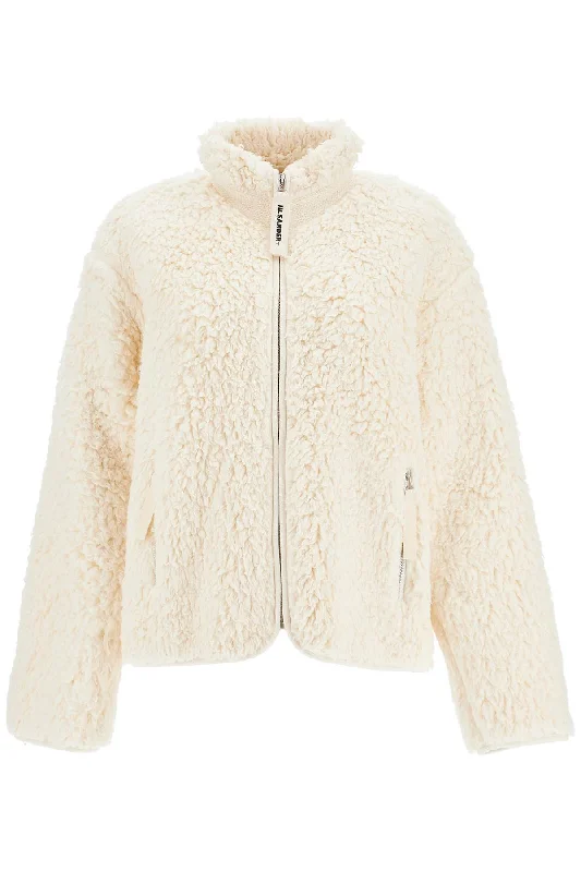 Limited-Stock Sale – Stylish Outfits At Lower Prices JIL SANDER jacket in teddy knit