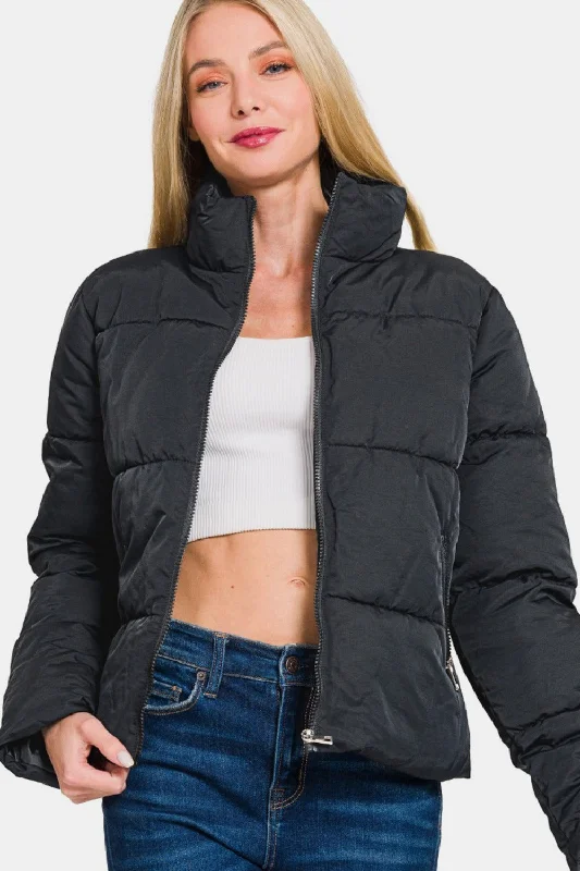Affordable Fashion Clothing For Women Puffer Jacket