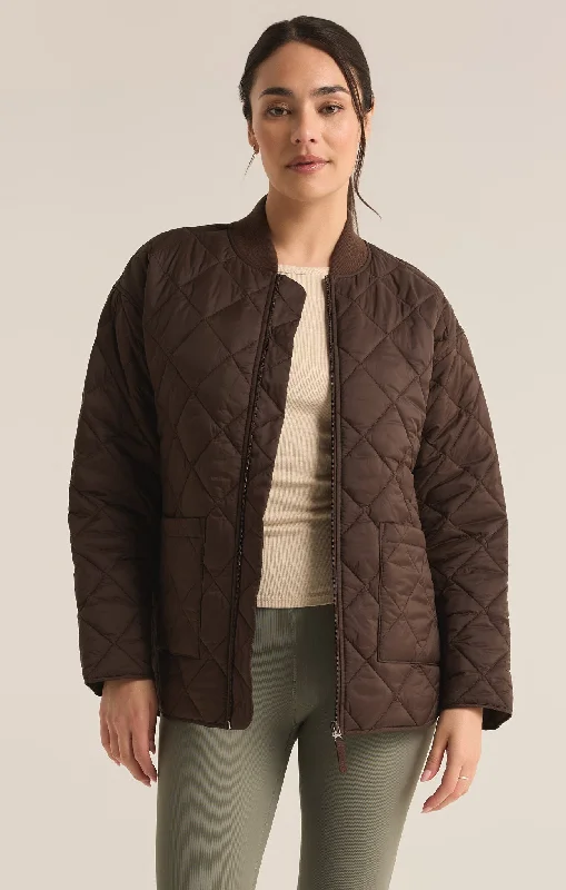 Women's Plus-Size Garments Sunrise Bomber Jacket
