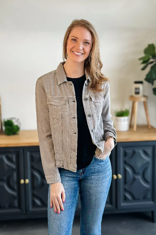 Women's Everyday Clothes Jackie Jacket- Fog