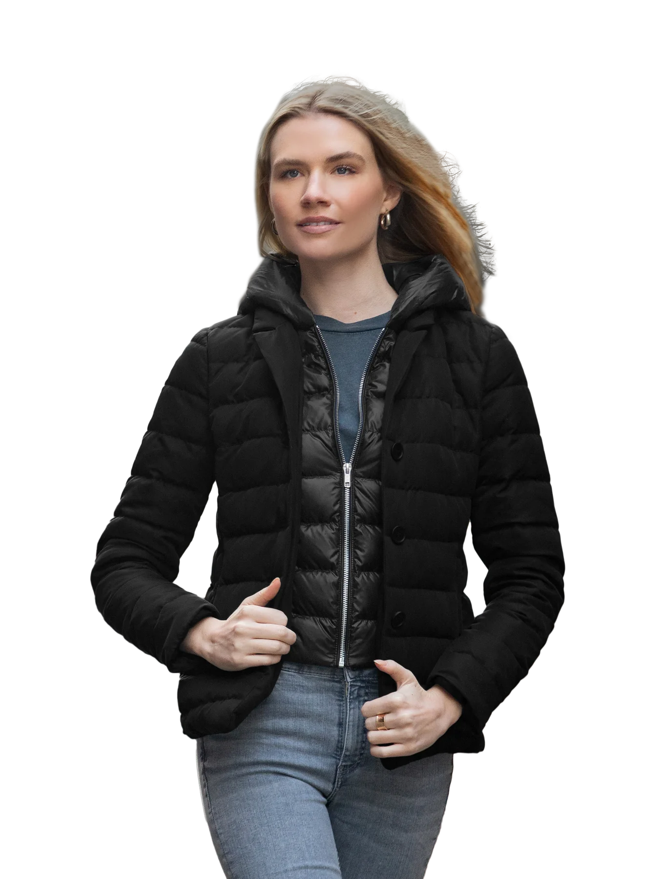 Comfortable Women's Clothing The Devon 2-1 Down Jacket