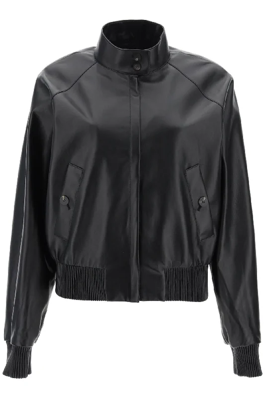Women's Elegant Clothing Sets FERRAGAMO harrington leather jacket in