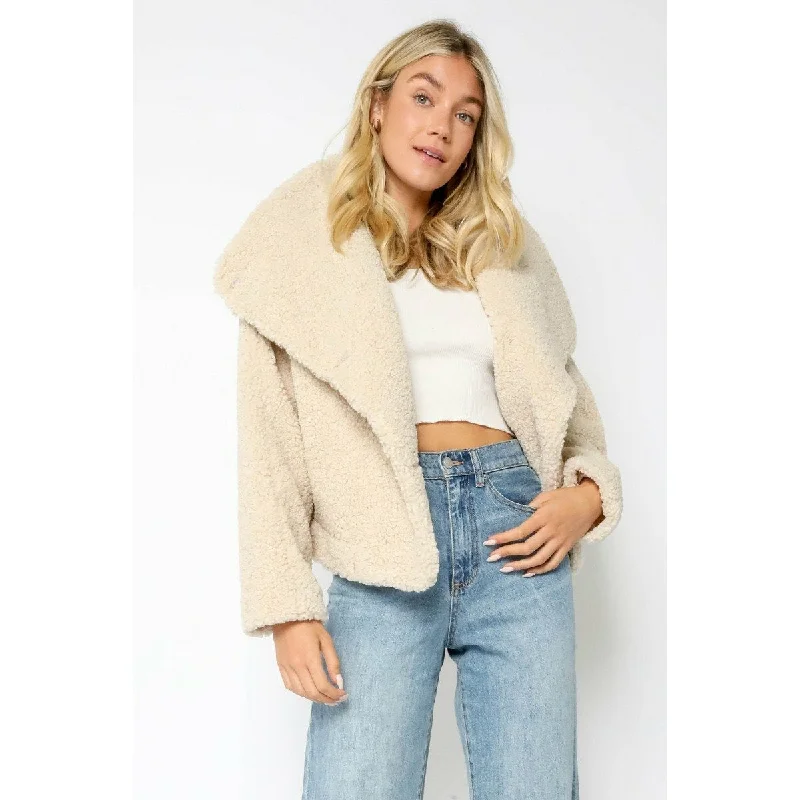 Refresh Your Wardrobe With Exclusive Discounts Popcorn Faux Fur Jacket