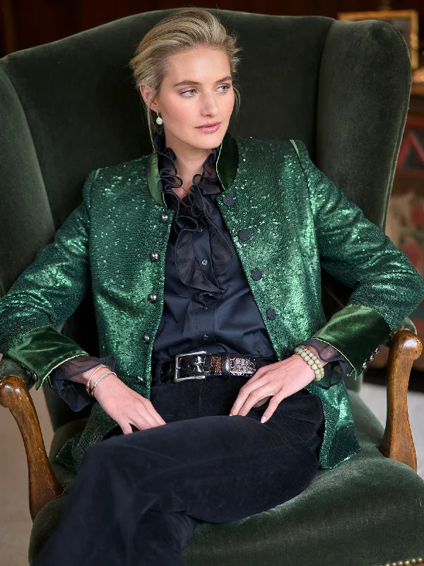 Women's Effortless Casual Outfit Mila Paillette Jacket