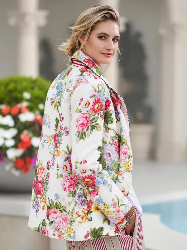 Women's Stylish Casual Garments Gesine Reversible Linen Jacket