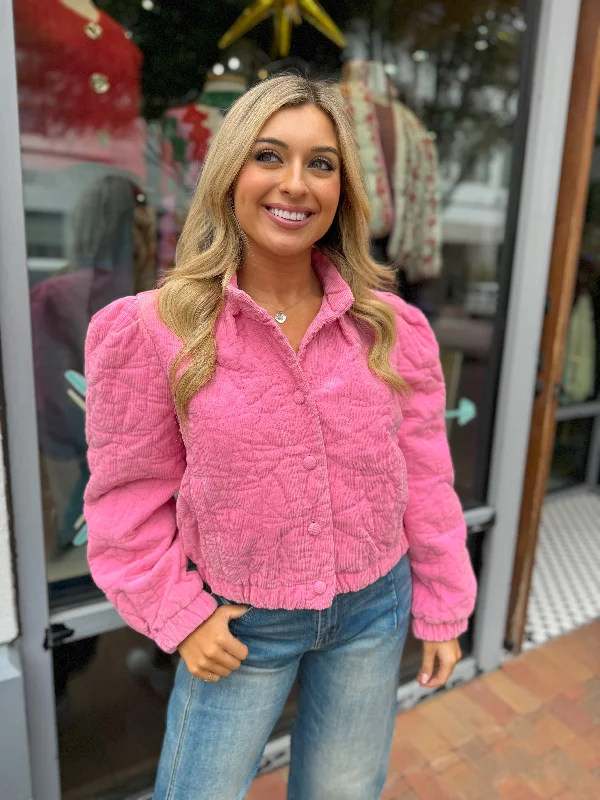 Seasonal Clearance Sale – Big Savings On Trendy Looks Bow Quilt Cord Jacket