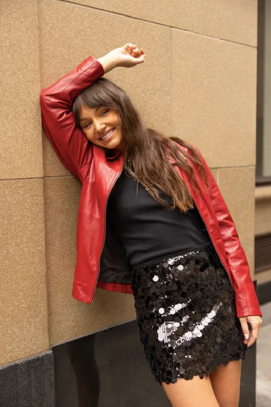 Unmissable Discounts On The Latest Fashion Trends Kelley Leather Jacket