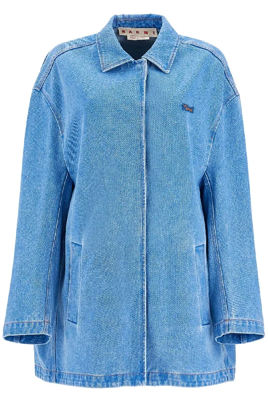 Women's Plus-Size Outfit MARNI "oversized organic denim jacket