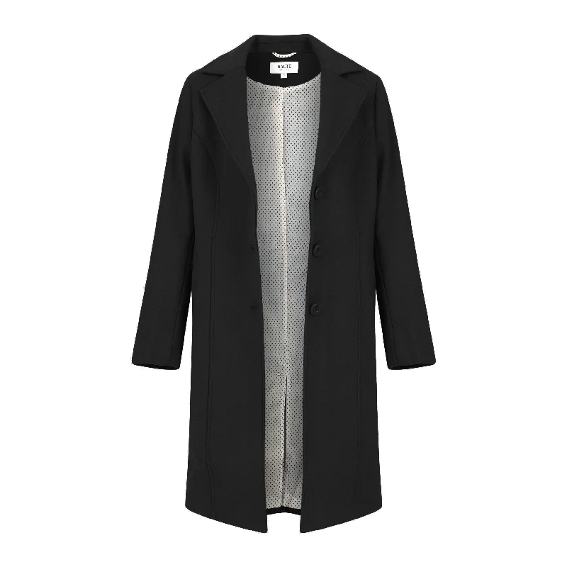 Charming Women's Outfit For Special Occasions Haute Edition Women's 3/4 Length Belted Robe Pea Coat