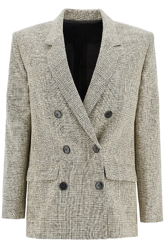 Women's Apparel And Garments ISABEL MARANT 'madina' checked double-bre