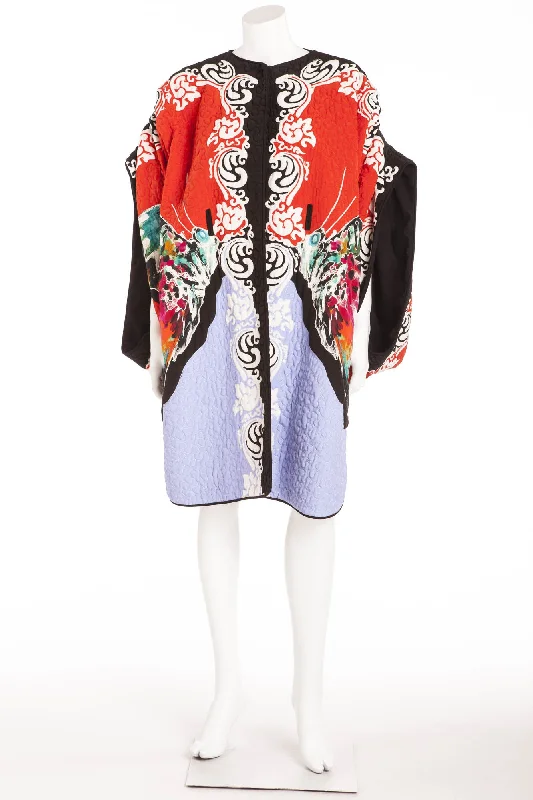 Casual Chic Clothing For Women Etro  - Unique Multi Color Kimono Open Sleeve Coat New with Tags