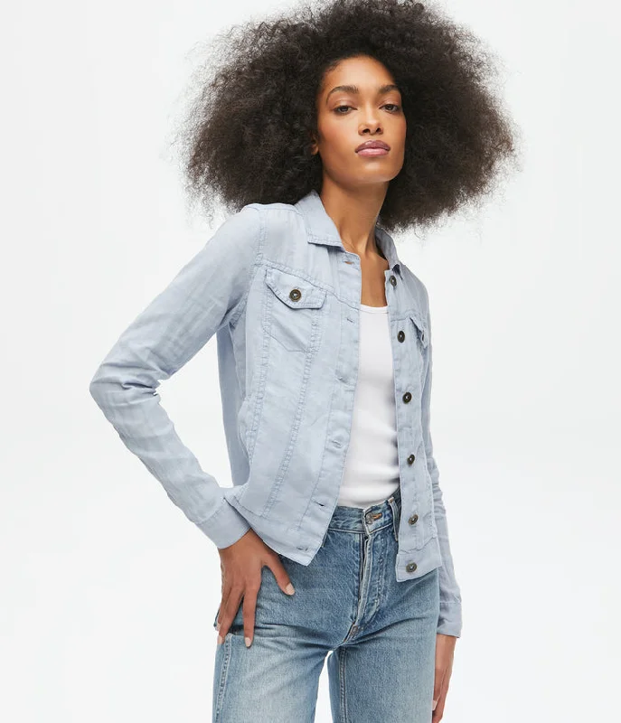 Women's Apparel And Garments Jean Linen Jacket