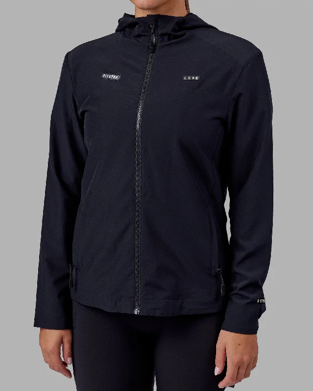 Women's Elegant Formal Outfit Fitstop Womens Functional Training Jacket - Black
