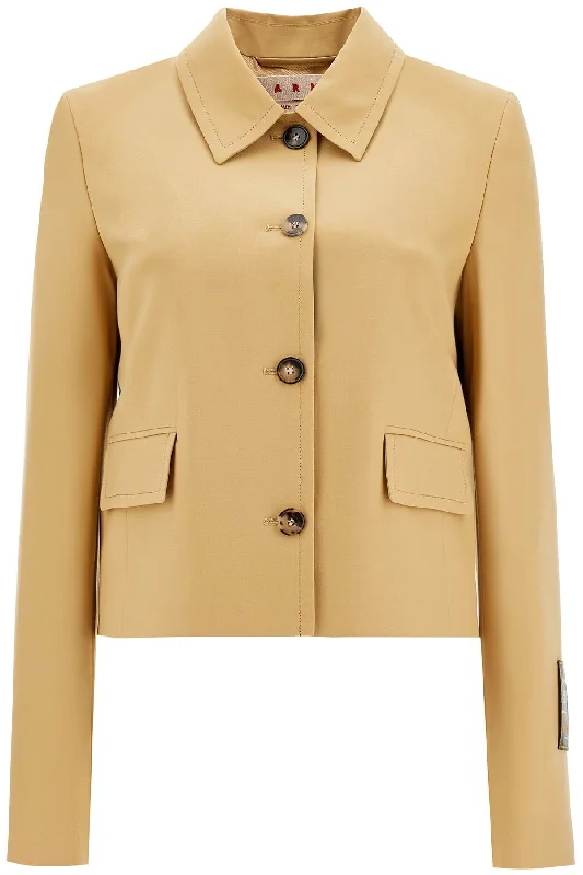 Affordable Women's Clothing MARNI short wool blend jacket