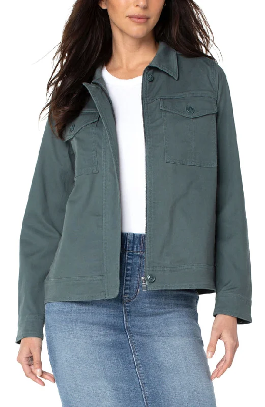 Women's Holiday Outfit Utility Jacket